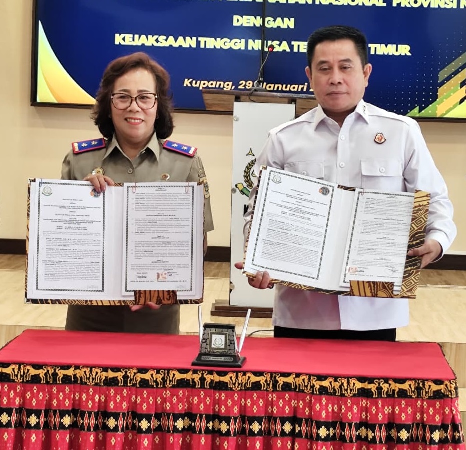 Kejati NTT dan Kanwil ATR/BPN Teken Kerja Sama, Fokus Tuntaskan Sengketa Tanah dan Pemulihan Aset Negara